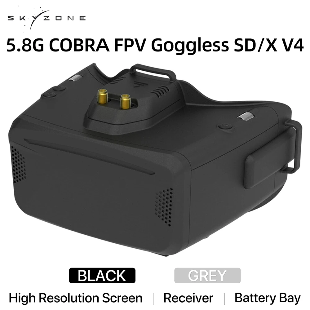 SKYZONE Cobra SD X V4 Kacamata - Skyzone Cobra X V2 Fpv Goggles ulasan dan harga