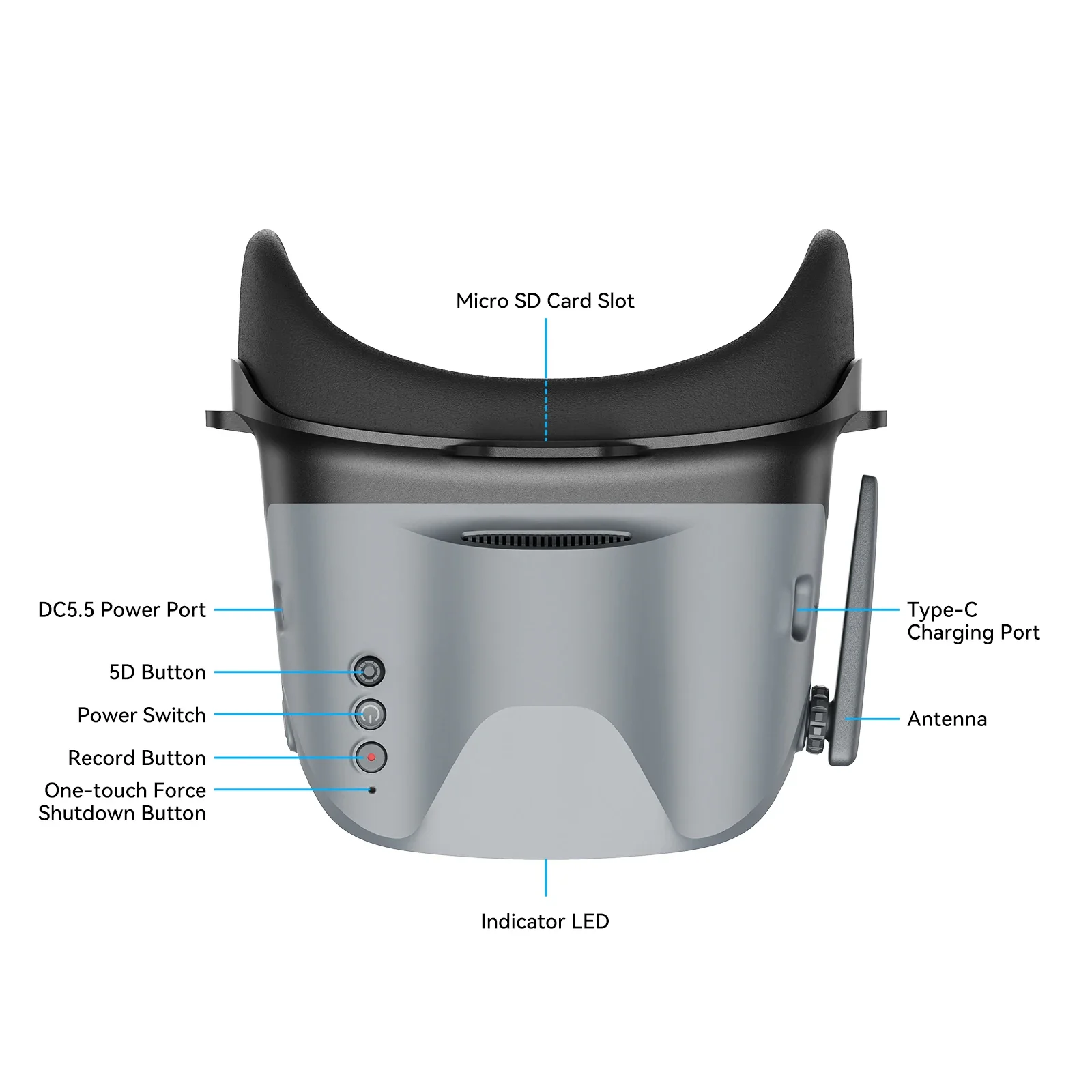 Kacamata FPV Analog BETAFPV VR - Skyzone Cobra X V2 Fpv Goggles ulasan dan harga